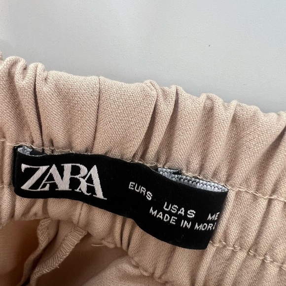 Zara Gold Button Embellished Sailor High Rise Tailored Trousers - Picture 7 of 8